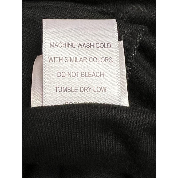 Natori Poncho Top Womens Small Black Cowl Neck Dolman Sleeve Relaxed Knit - Picture 7 of 8